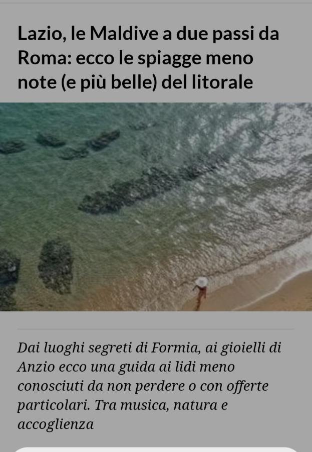 Villa Rimini - Seaview & Roman Holidays Apartments - Garden&Beach 300Mt อันซีโอ ภายนอก รูปภาพ