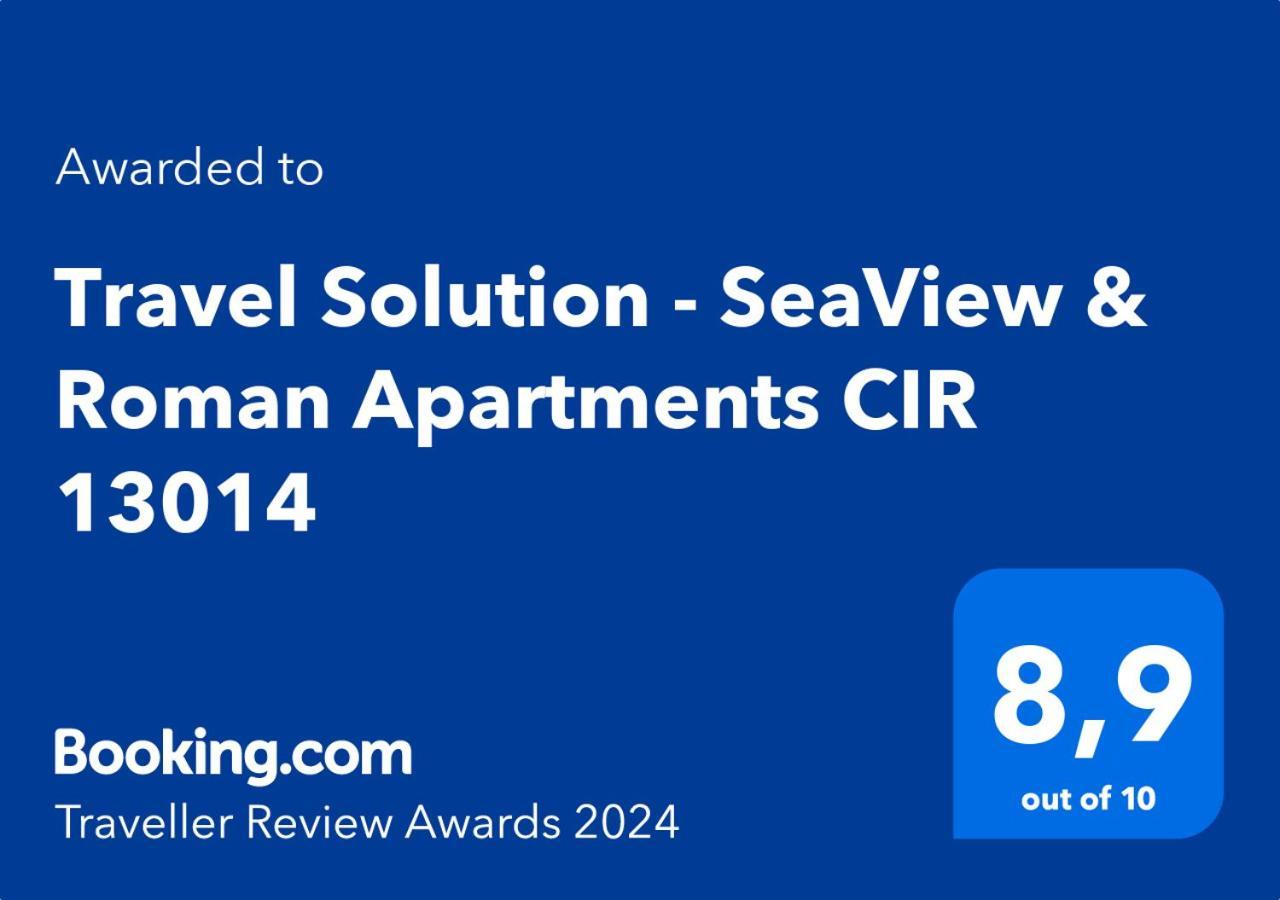 Villa Rimini - Seaview & Roman Holidays Apartments - Garden&Beach 300Mt อันซีโอ ภายนอก รูปภาพ